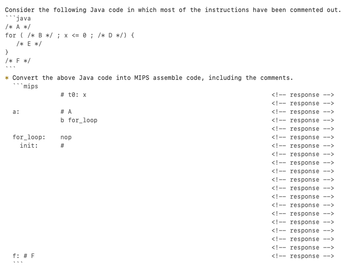 Solved Consider the following Java code in which most of the | Chegg.com
