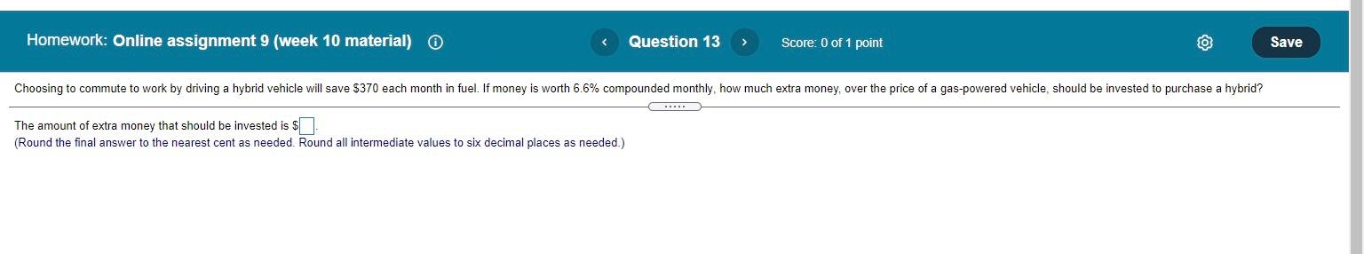 Solved Homework: Online assignment 9 (week 10 material) O | Chegg.com