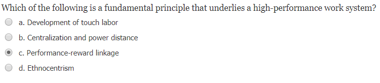 Solved Which of the following is a fundamental principle | Chegg.com