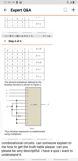 Solved 4.32 Implement the following Boolean function with a | Chegg.com