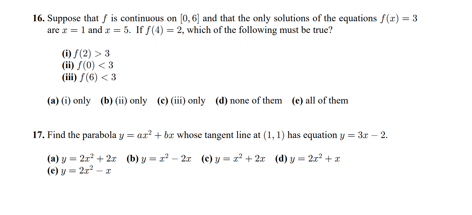 Solved Step 1 Note that fis continuous on (-0,6) and (6