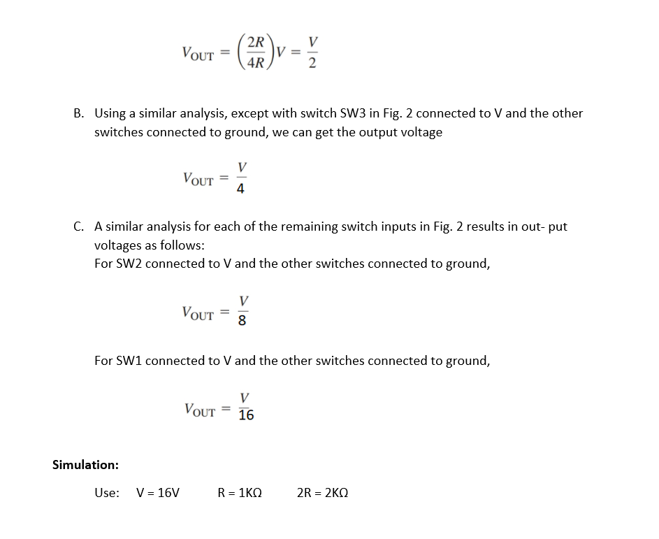 Solved Experiment 9: Digital to Analog (D/A) Converter as an | Chegg.com