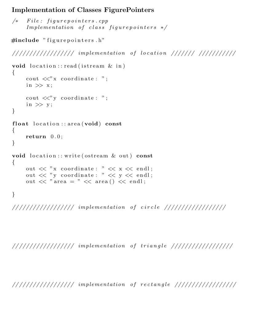 Solved 3. In the program figurespointers we have a base | Chegg.com
