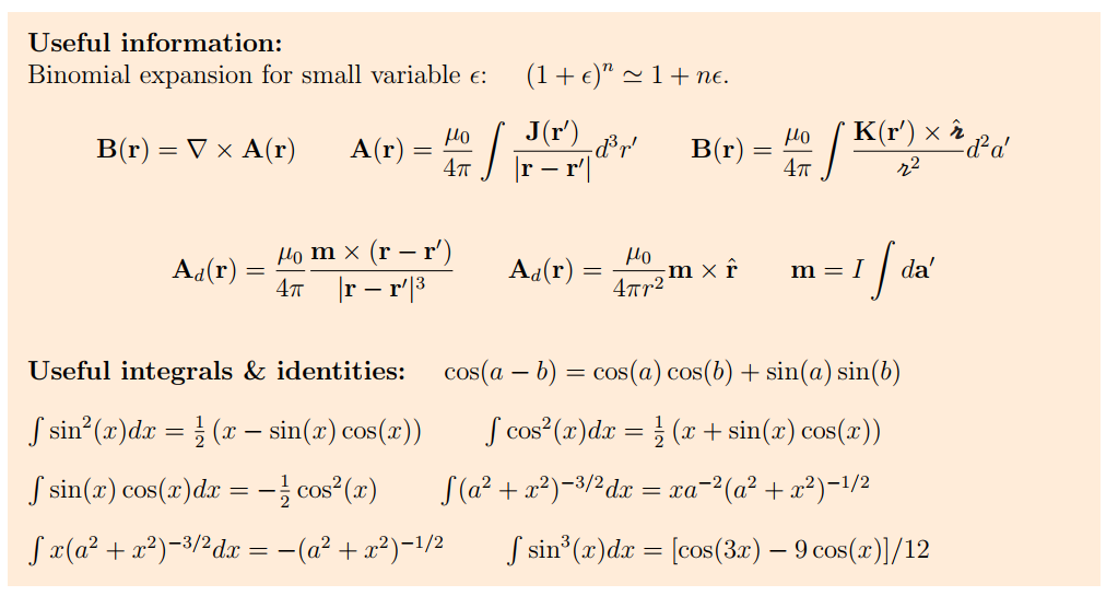 Solved Question 3 A Calculate The Magnetic Dipole Momen Chegg Com