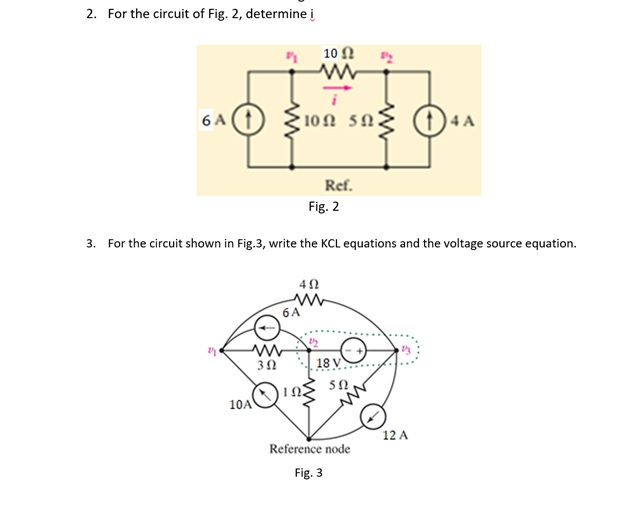 Solved 4. For the circuit shown in Fig. 4, determine the | Chegg.com