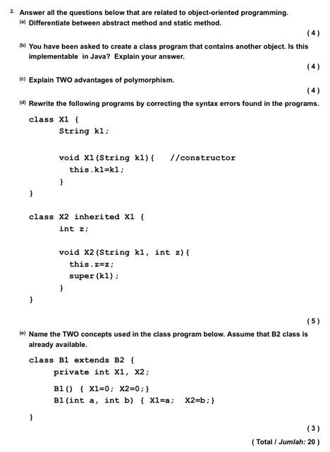 Solved (b) You Have Been Asked To Create A Class Program | Chegg.com