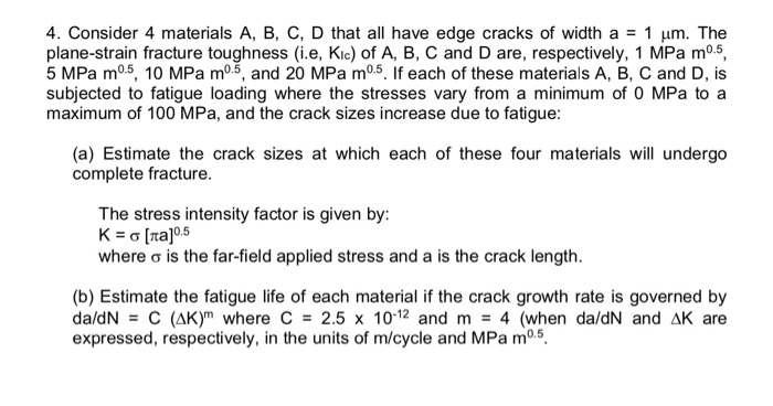 Solved 4 Consider 4 Materials A B C D That All Have Edge Chegg Solved 4 Consider 4 Materials A B C D That All Have Edge Chegg