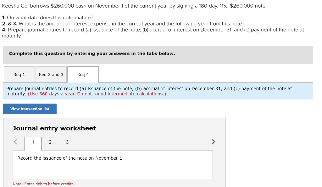 Solved Exercise 9-4 Interest-bearing Notes Payable With | Chegg.com