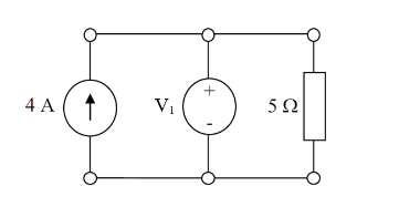 Solved If V1 = 20V, calculate the power produced/absorbed by | Chegg.com