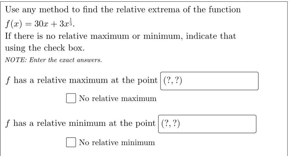 question-video-interpreting-relative-maximum-and-minimum-and-end