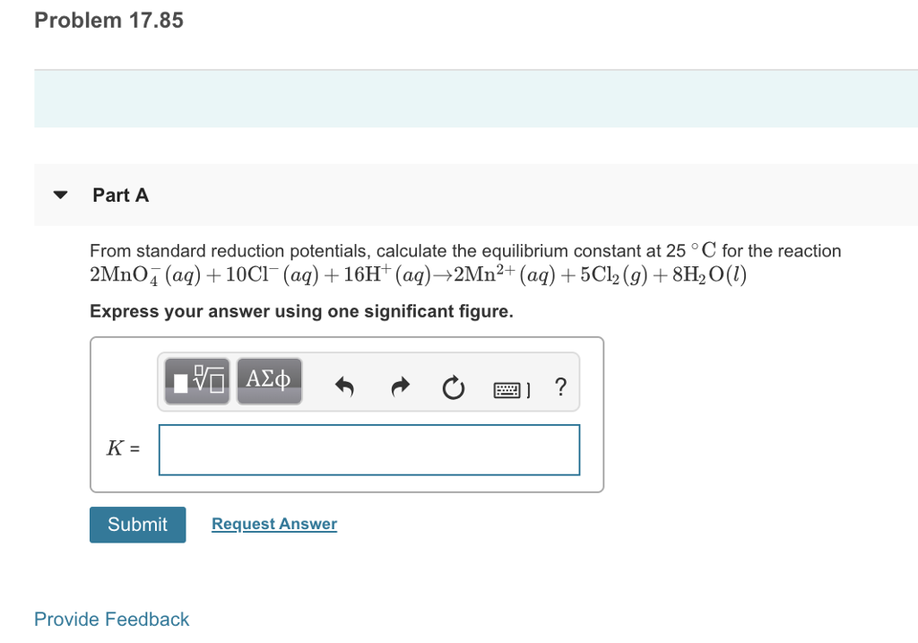 Solved From Standard Reduction Potentials, Calculate The | Chegg.com