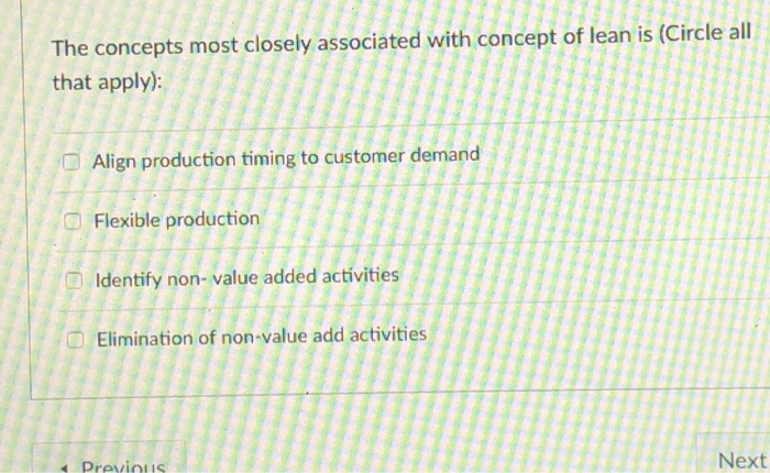 Solved The concepts most closely associated with concept of | Chegg.com