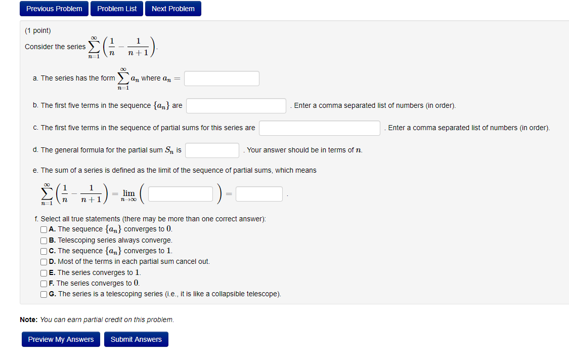 Solved Previous Problem Problem List Next Problem (1 point) | Chegg.com