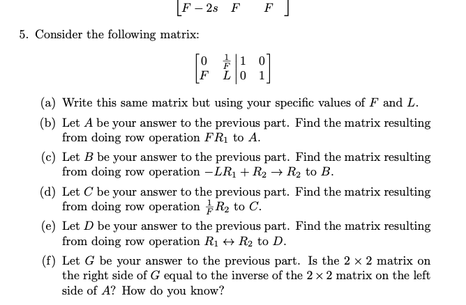 Solved this is intro to linear algebra,, please help ! i am | Chegg.com