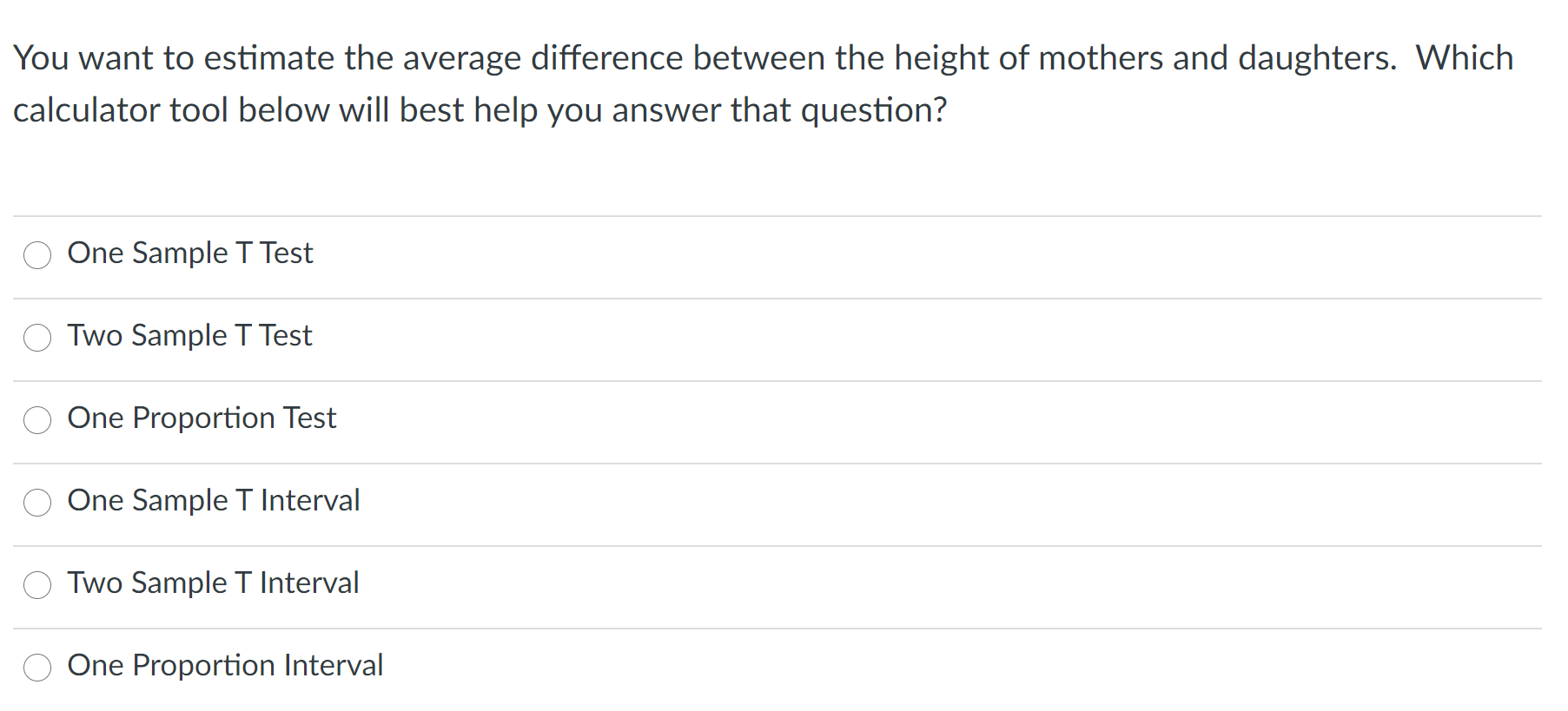 Solved You want to estimate the average difference between | Chegg.com