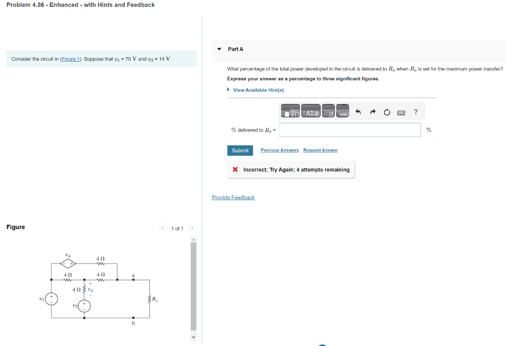 Solved Consider the circuit in (Figure 1). Suppose that v1 = | Chegg.com