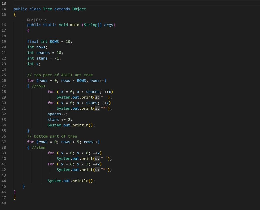 Solved I have a question about this for loop in java, I'm | Chegg.com