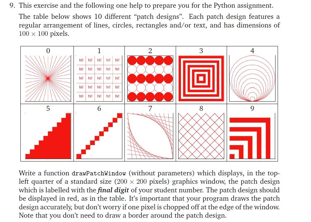 9. This exercise and the following one help to | Chegg.com