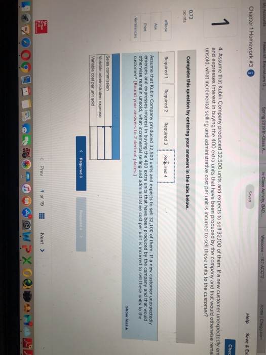 Solved Check my wor Exercise 110 Differential Costs and