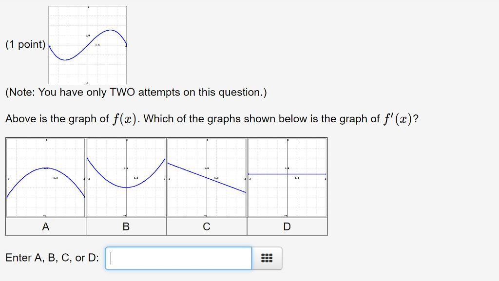Solved (1 point) (Note: You have only TWO attempts on this | Chegg.com