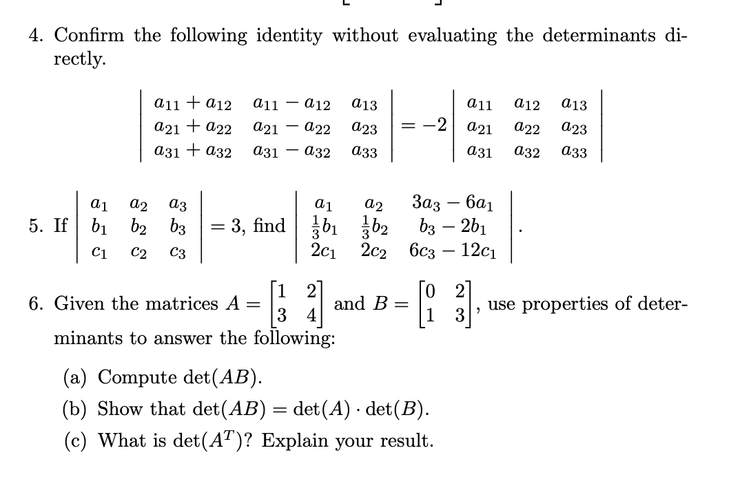 Linear Algebra | Chegg.com