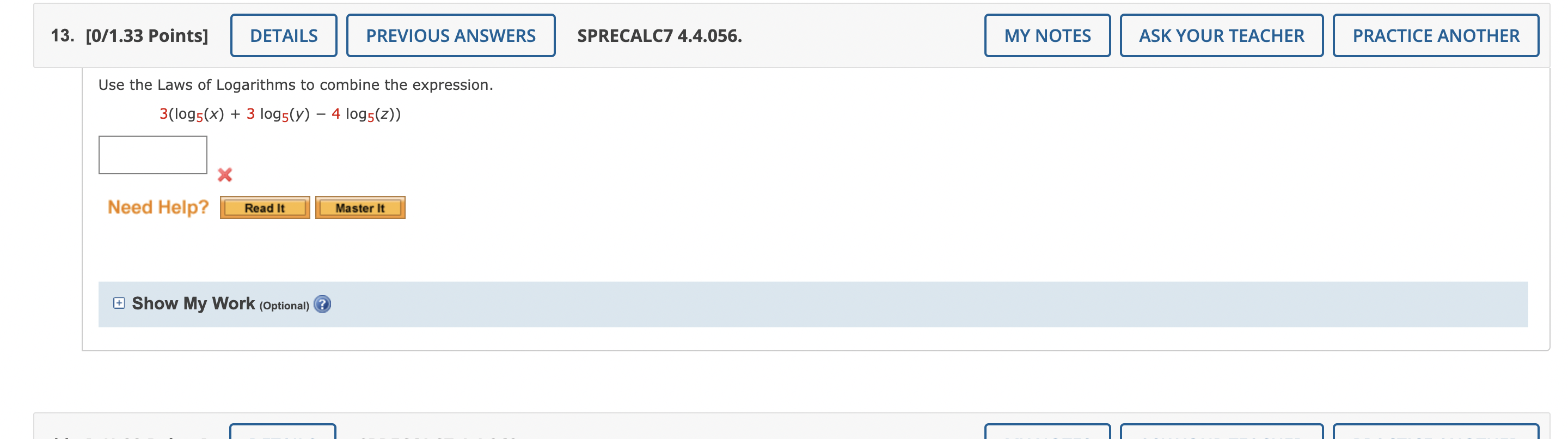 solved-jse-the-laws-of-logarithms-to-combine-the-expression-chegg