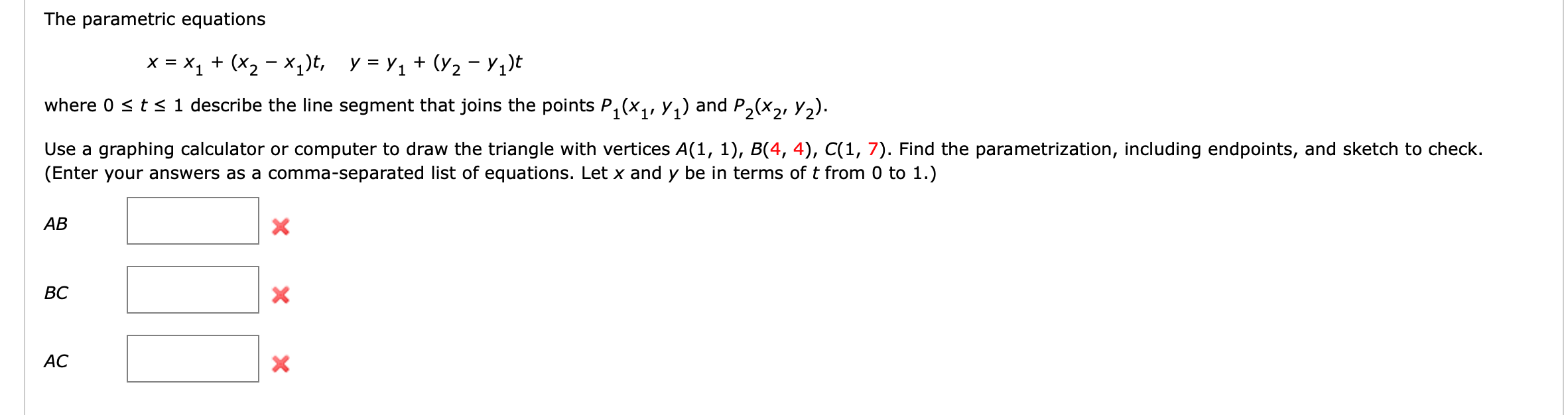 solved-the-parametric-equations-x-x1-x2-x1-t-y-y1-y2-y1-t-chegg