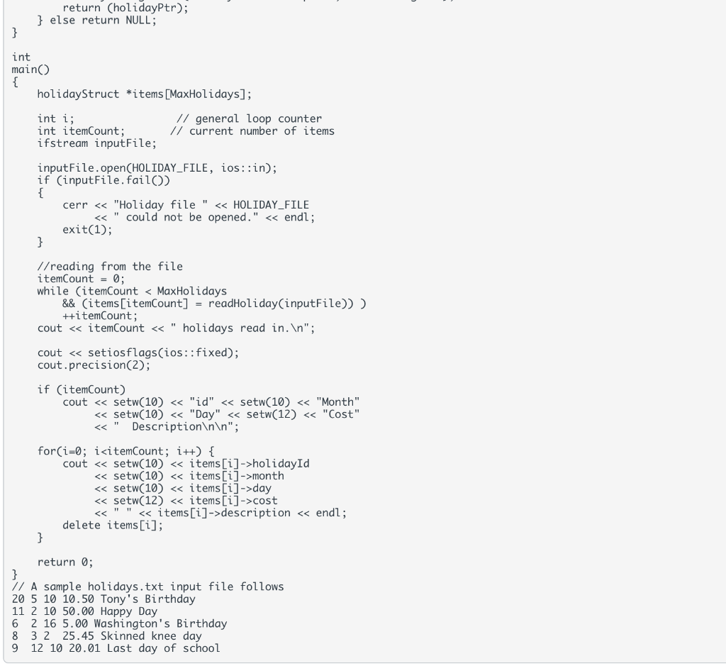 Solved Objectives: performing file I/O using the C Standard | Chegg.com