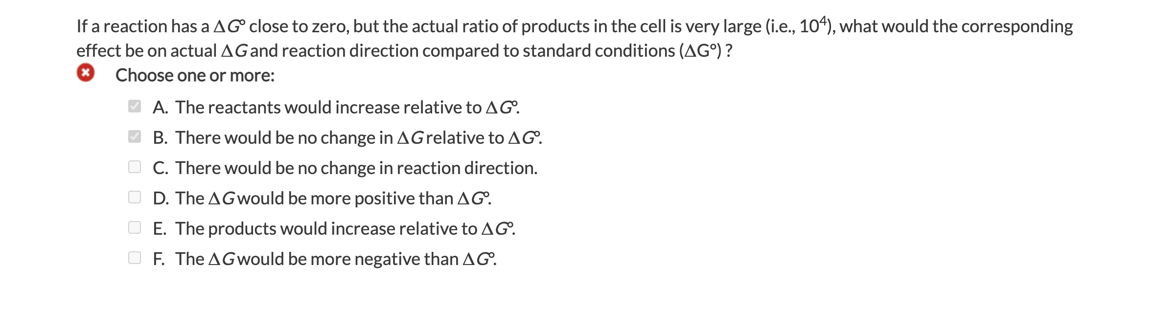Solved 06 Question (1 point) e See page 487 In biological | Chegg.com