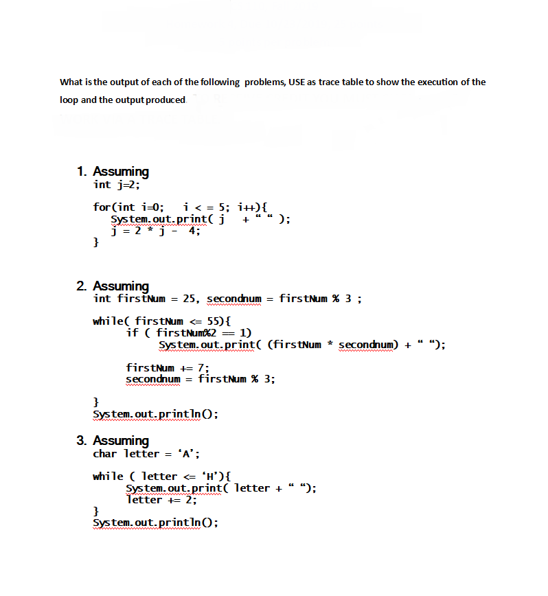 Solved What is the output of each of the following problems, | Chegg.com
