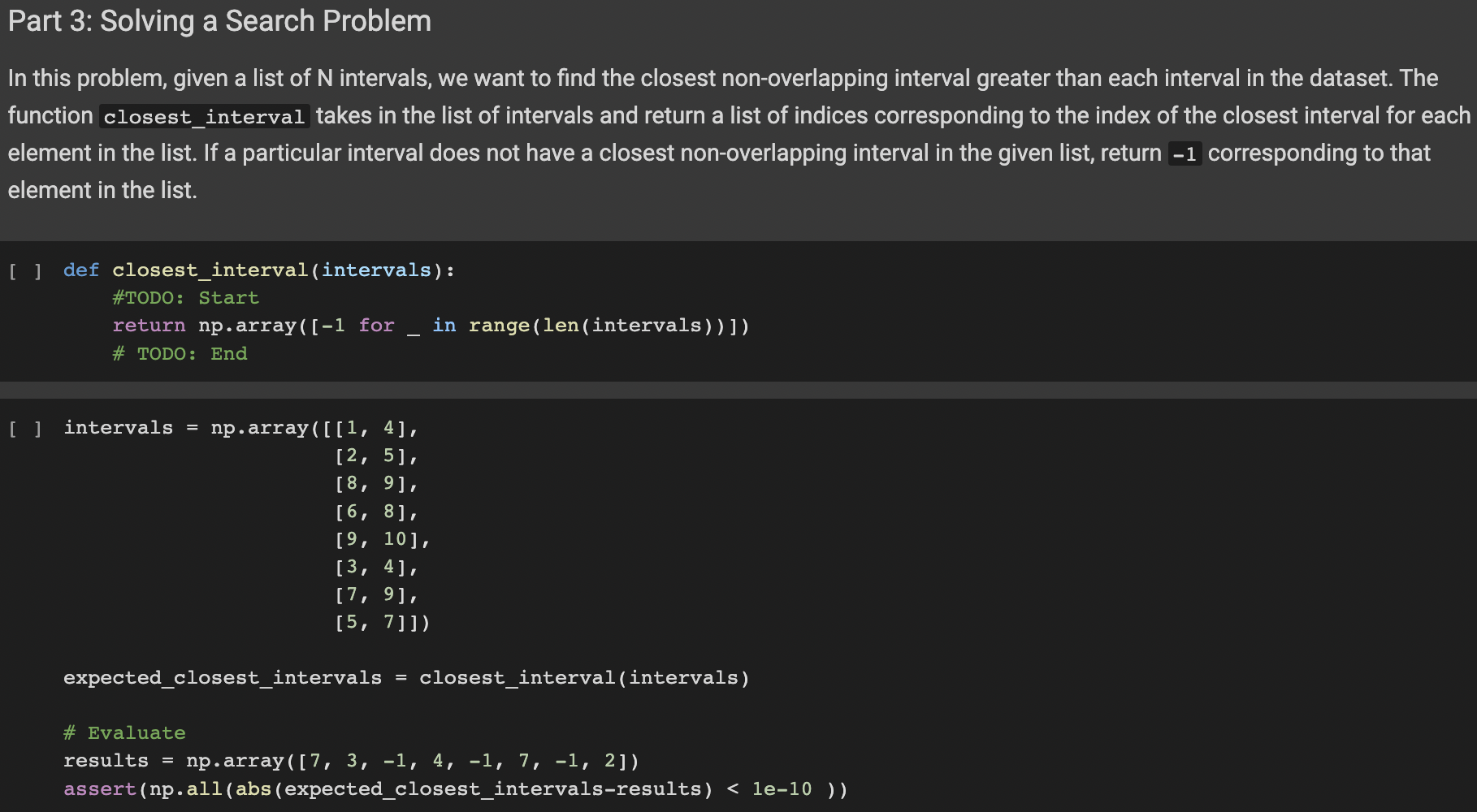 Solved In this problem, given a list of N intervals, we want | Chegg.com