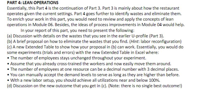 Solved PART 3: PROCESS ANALYSIS This is a practice with | Chegg.com