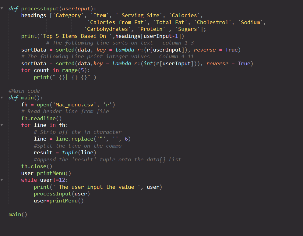 Solved Phase 3 Requirements Python Help! code will meet | Chegg.com