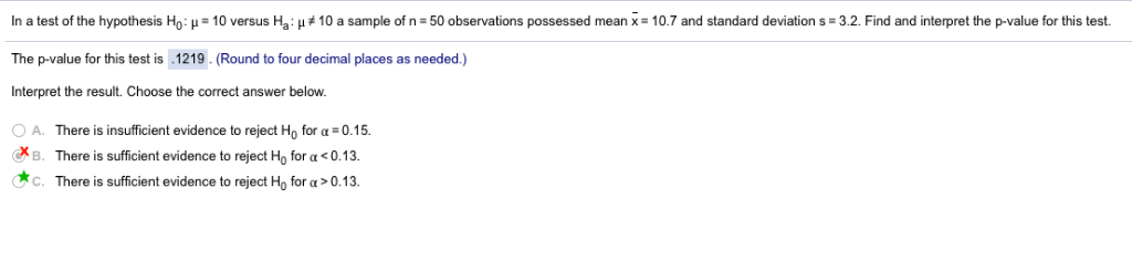 Solved Can you please explain why c is the correct answer | Chegg.com