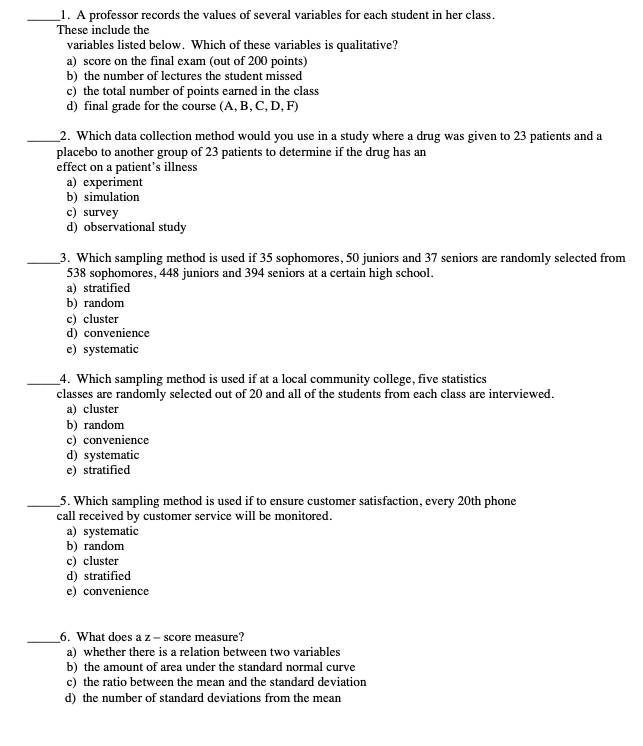 Solved Multiple choice - - Select the best answer for each | Chegg.com