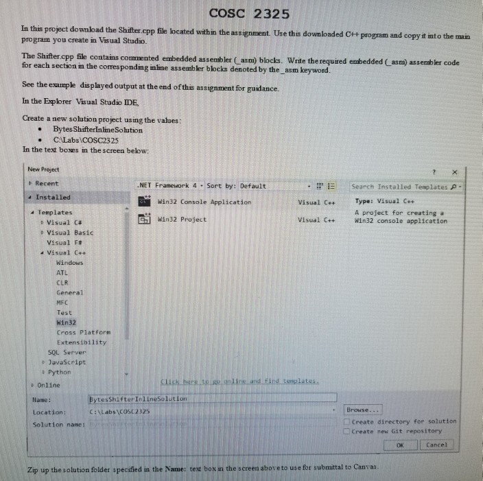 Solved COSC 2325 In this project dowaload the Shifter cpp | Chegg.com
