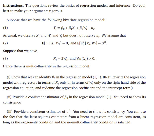 Instructions. The questions review the basics of | Chegg.com