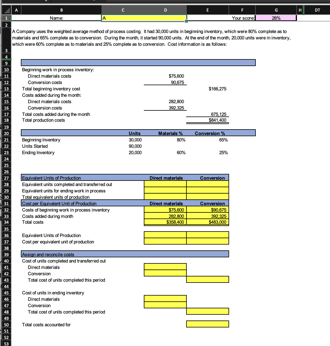 Please help by inserting the cell number and how to | Chegg.com