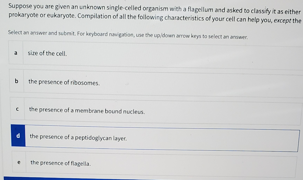 Solved Suppose you are given an unknown single-celled | Chegg.com