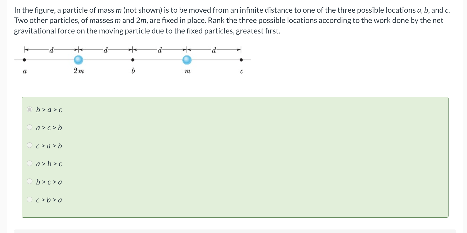 Solved In the figure, a particle of mass \( ﻿m \) (not | Chegg.com