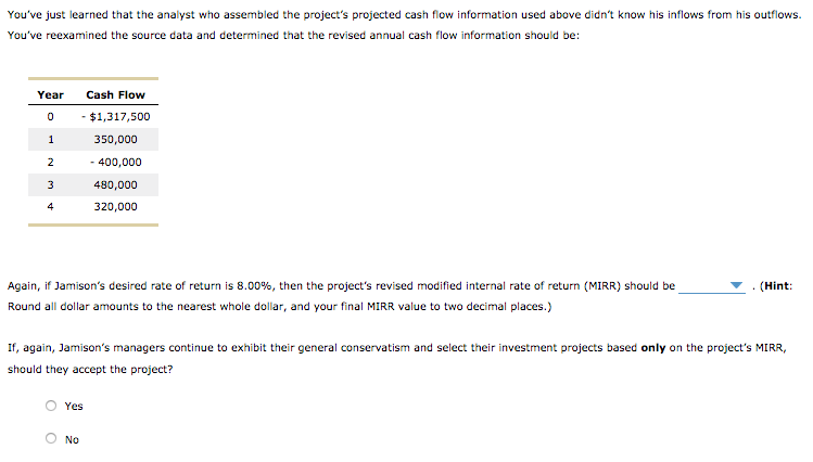 Solved 10. Cashflow patterns and the modified rate of return | Chegg.com