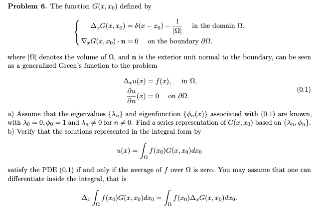Problem 6 The Function G R Xo Defined By 1 In The Chegg Com