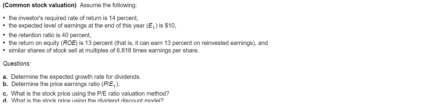 solved-common-stock-valuation-assume-the-following-the-chegg