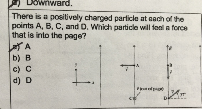 Solved There is a positively charged particle at each of the | Chegg.com