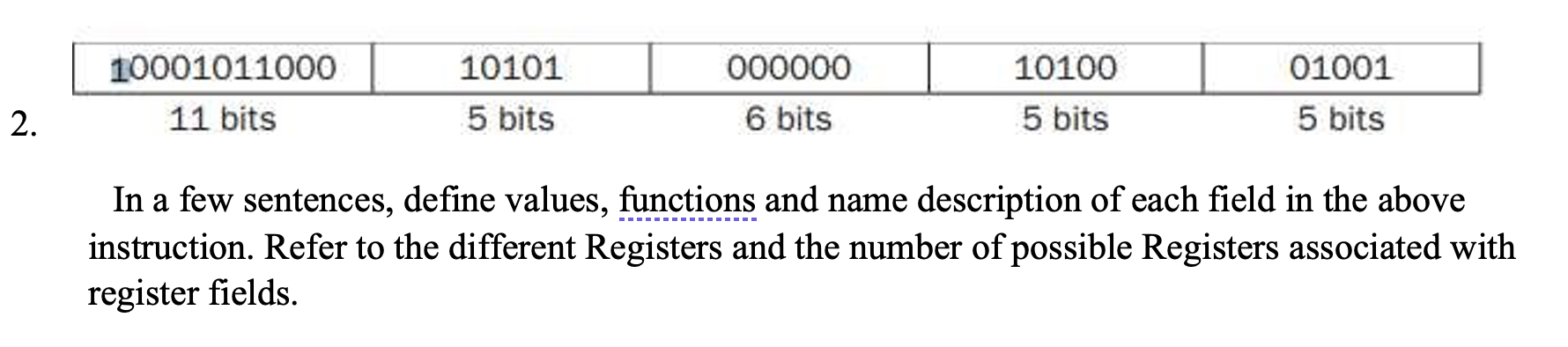 Solved In a few sentences, define values, functions and name | Chegg.com