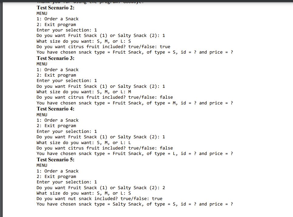 Solved Design and implement Java program as follows: (1) | Chegg.com