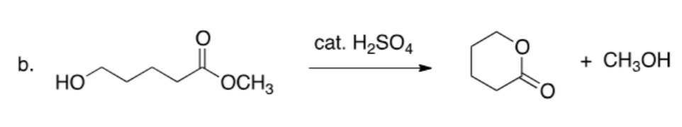 Solved Cat H2so4 B Ch3oh Ho Och3