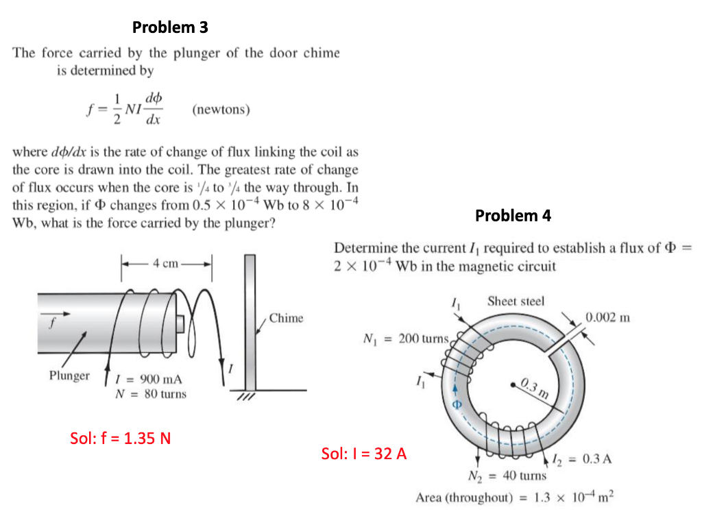 Solved Problem 3 The force carried by the plunger of the