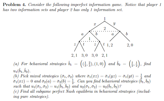 Solved Problem 4. Consider the following imperfect | Chegg.com