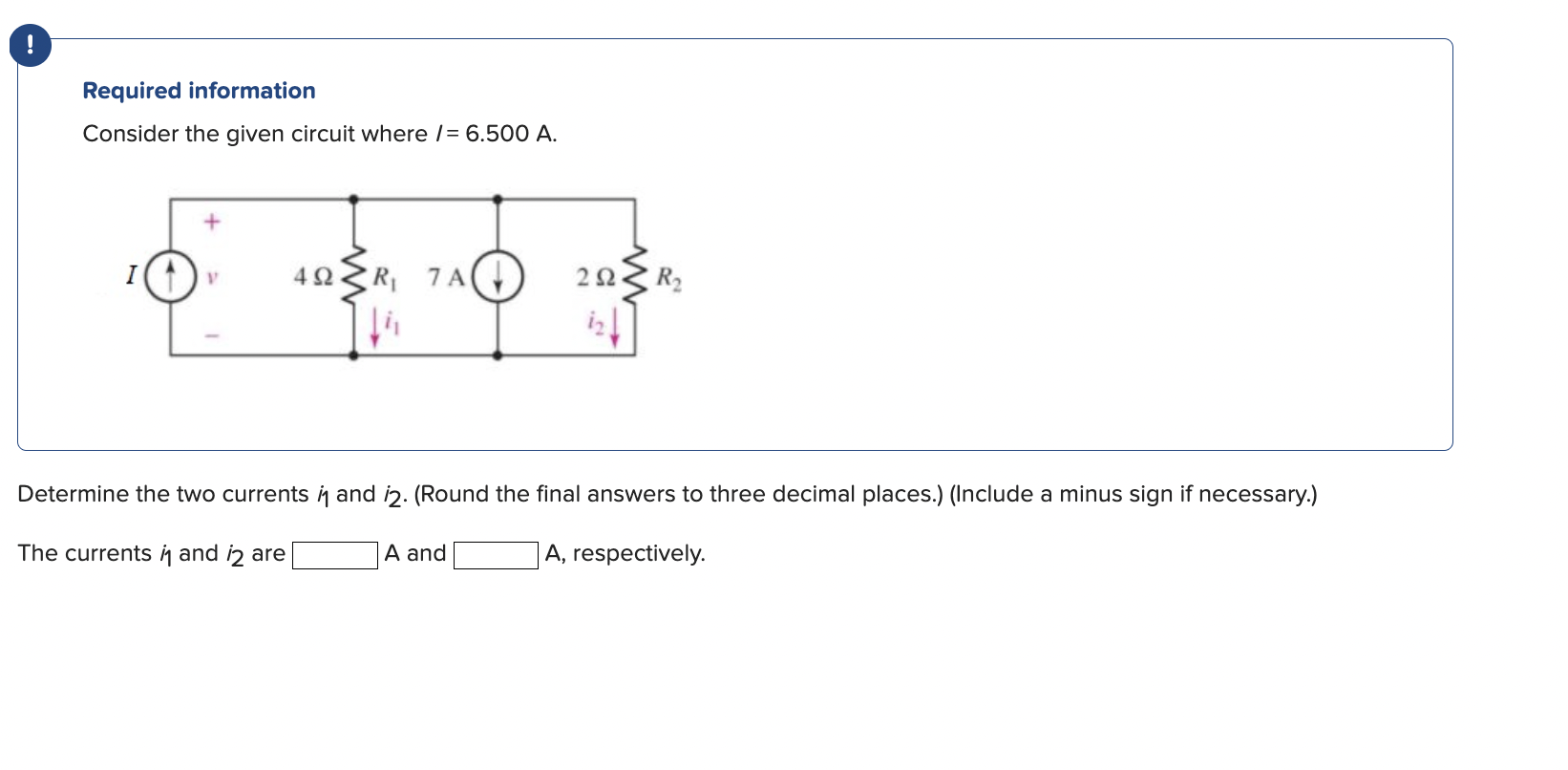 Solved Required information Consider the circuit given below | Chegg.com